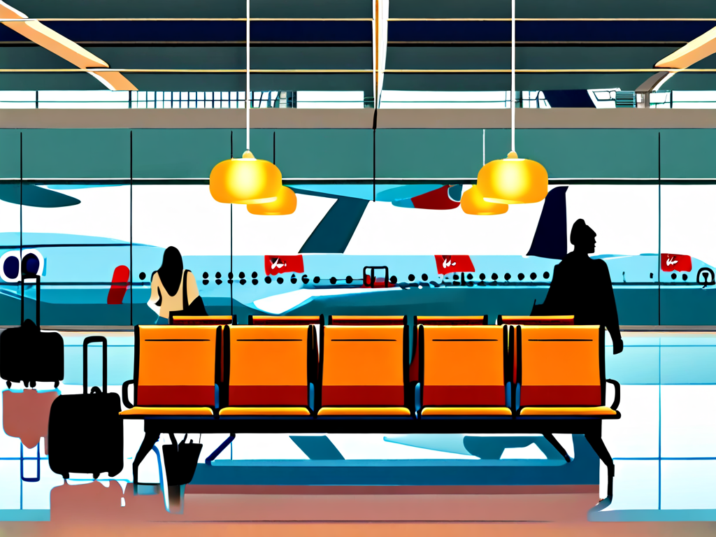 泰国机场吸烟室标识